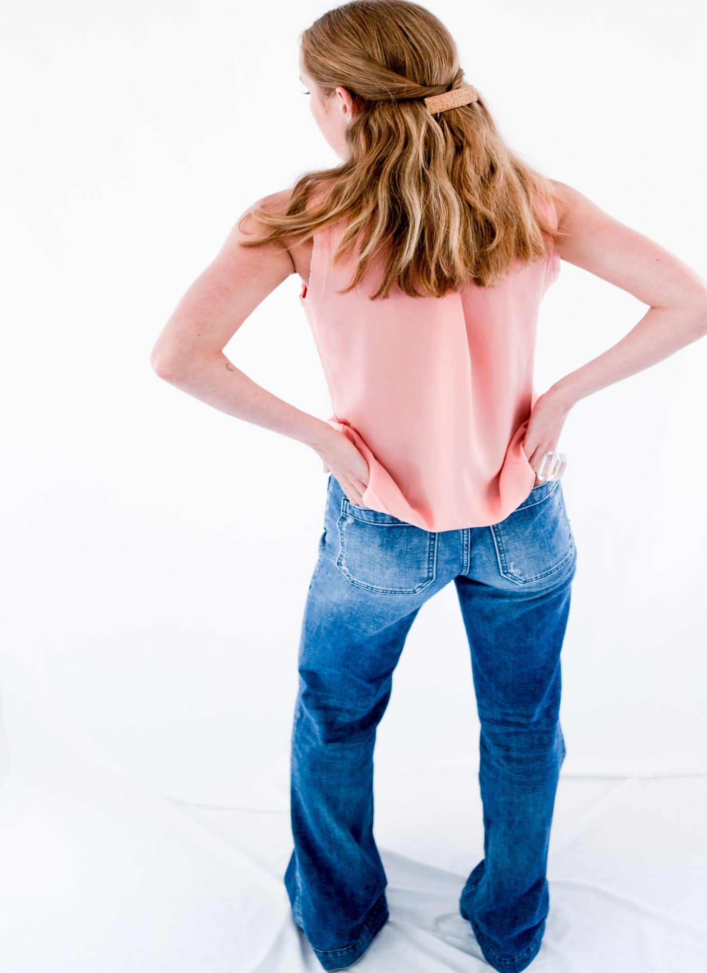 The Julia Top in Salmon