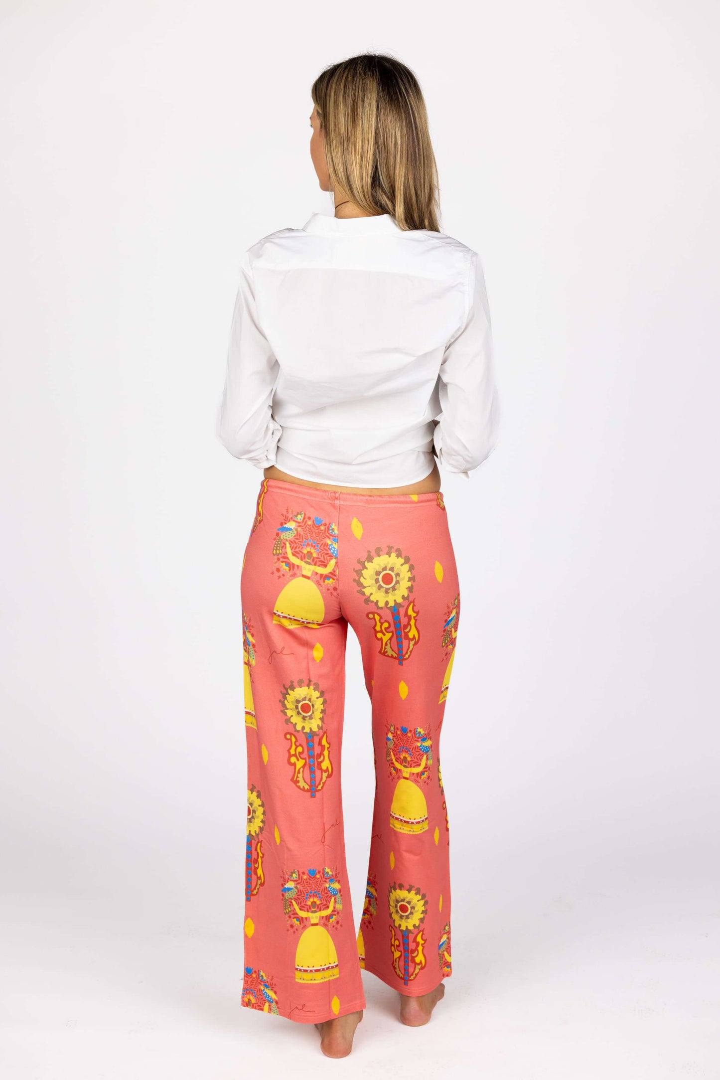 The terrycloth Sea Voyage pants in Spanish Lovers Pink