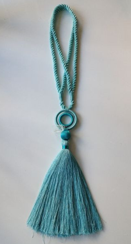 The Palm Beach Tassel in Teal