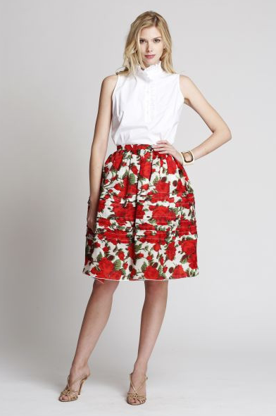 The Liam Skirt in 50's Rose