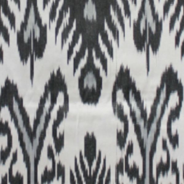 The Montauk Top in Black and White Zigzag